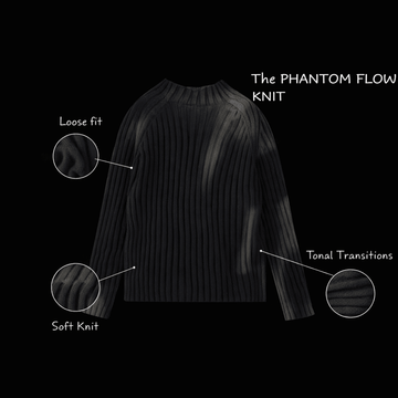 PHANTOM FLOW KNIT BLACK